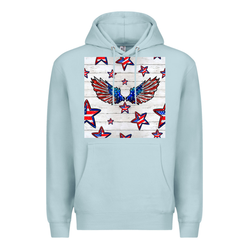 Patriotic Eagle Wing Premium Hoodie by BundleAndBundleShop | Teevron