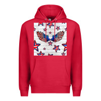 Cardinal patriotic eagle wing Premium Hoodie - BundleAndBundleShop