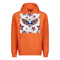 Carrot patriotic eagle wing Premium Hoodie - BundleAndBundleShop