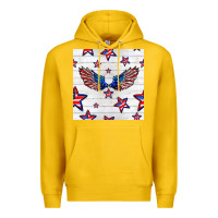 Lemon patriotic eagle wing Premium Hoodie - BundleAndBundleShop