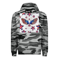 Slate Camo patriotic eagle wing Premium Hoodie - BundleAndBundleShop