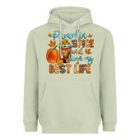 Matcha pumpkin spice and livin  my best life Heavyweight Hoodie - Zillion Design Studio