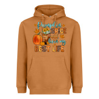Meerkat pumpkin spice and livin  my best life Heavyweight Hoodie - Zillion Design Studio