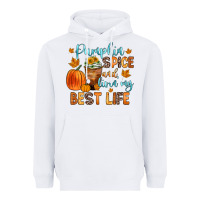 White pumpkin spice and livin  my best life Heavyweight Hoodie - Zillion Design Studio