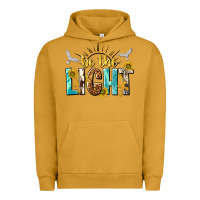 Pigment Peanut Butter be the light Urban Hoodie - NancyCooperArtShop