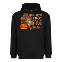 Black pumpkin spice and jesus christ Heavyweight Hoodie - Zillion Design Studio