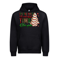 Black it's the most wonderful time of the year christmas tree cake Urban Hoodie - Jasminsmagicworld