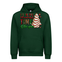 Forest Green it's the most wonderful time of the year christmas tree cake Urban Hoodie - Jasminsmagicworld