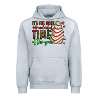 Heather Grey it's the most wonderful time of the year christmas tree cake Urban Hoodie - Jasminsmagicworld