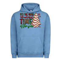 Pigment Pebble Blue it's the most wonderful time of the year christmas tree cake Urban Hoodie - Jasminsmagicworld