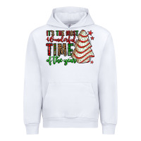 White it's the most wonderful time of the year christmas tree cake Urban Hoodie - Jasminsmagicworld