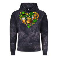 Cloud Black St Patricks heart Vintage Hoodie - AdoDesignShop