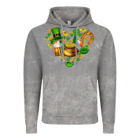 Cloud Rock St Patricks heart Vintage Hoodie - AdoDesignShop