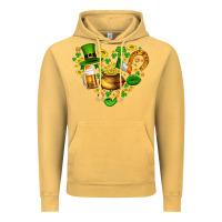 Vintage Mustard St Patricks heart Vintage Hoodie - AdoDesignShop