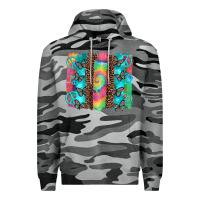 Slate Camo hippie peace sign butterfly leopard and tie dye brushstroke Premium Hoodie - Artiststas