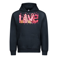 Navy love pink christmas tree cake Urban Hoodie - Jasminsmagicworld