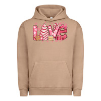 Pigment Burro love pink christmas tree cake Urban Hoodie - Jasminsmagicworld