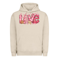 Pigment French Oak love pink christmas tree cake Urban Hoodie - Jasminsmagicworld