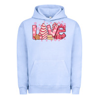 Pigment Grape Ice love pink christmas tree cake Urban Hoodie - Jasminsmagicworld
