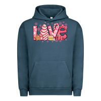 Pigment Midnight Navy love pink christmas tree cake Urban Hoodie - Jasminsmagicworld