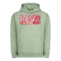 Pigment Oil Green love pink christmas tree cake Urban Hoodie - Jasminsmagicworld