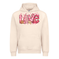 Sandshell love pink christmas tree cake Urban Hoodie - Jasminsmagicworld
