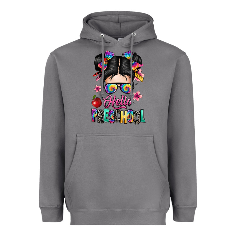 Hello Preschool Kid Heavyweight Hoodie by texasbilliewilder | Teevron