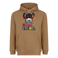 Toasted Coconut hello preschool kid Heavyweight Hoodie - texasbilliewilder