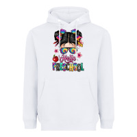 White hello preschool kid Heavyweight Hoodie - texasbilliewilder