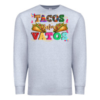 Heather Grey tacos before vatos Premium Sweatshirt - CTS Tumbler Store