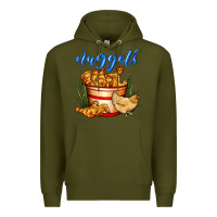Army Green nuggets Premium Hoodie - AdoDesignShop