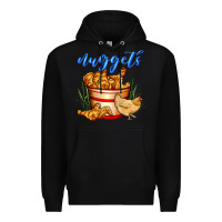 Black nuggets Premium Hoodie - AdoDesignShop