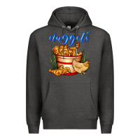 Charcoal Heather nuggets Premium Hoodie - AdoDesignShop