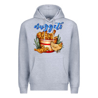Heather Grey nuggets Premium Hoodie - AdoDesignShop