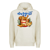 Oatmeal Heather nuggets Premium Hoodie - AdoDesignShop