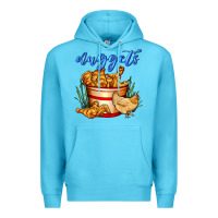 Ocean Blue nuggets Premium Hoodie - AdoDesignShop