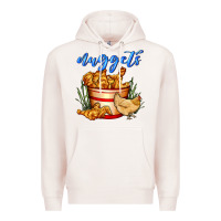 Pale Pink nuggets Premium Hoodie - AdoDesignShop