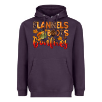 Plum flannels boots and bonfires Heavyweight Hoodie - Zillion Design Studio