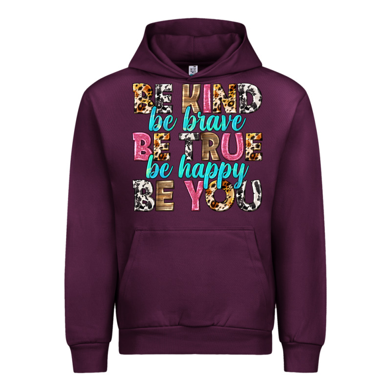 Be Kind Be True Be You Urban Hoodie by NancyCooperArtShop | Teevron