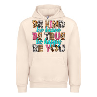 Sandshell be kind be true be you Urban Hoodie - NancyCooperArtShop