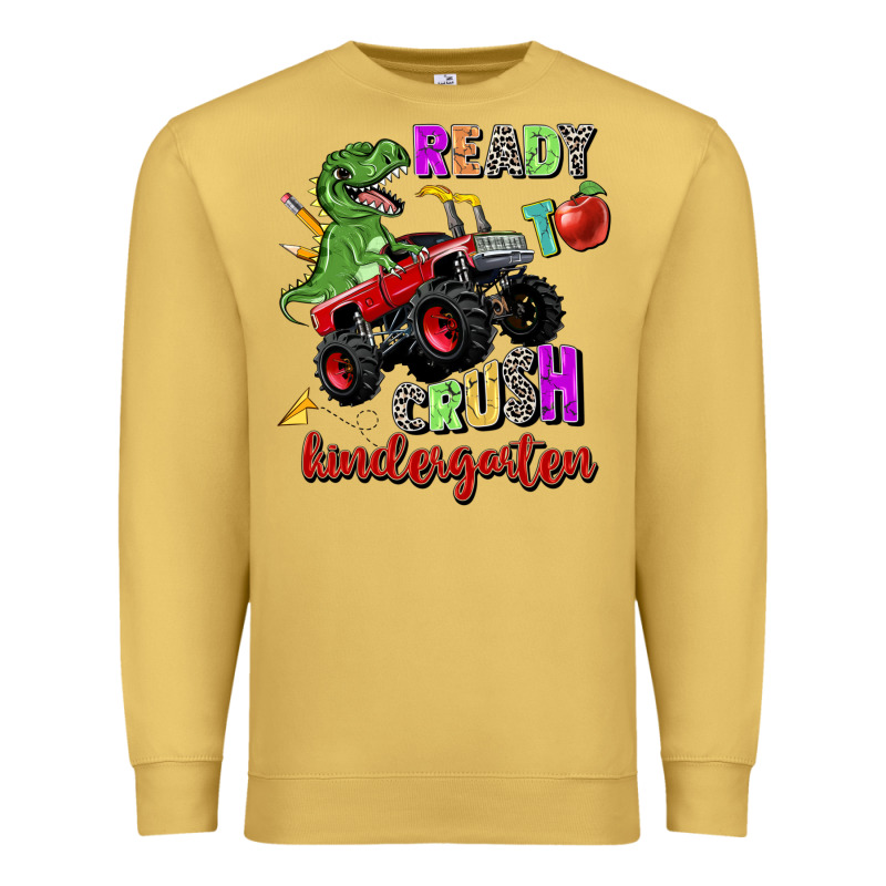 Ready To Crush Kindergarten Premium Sweatshirt by Zillion Design Studio | Teevron