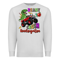 Dove Grey ready to crush kindergarten Premium Sweatshirt - Zillion Design Studio