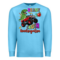 Ocean Blue ready to crush kindergarten Premium Sweatshirt - Zillion Design Studio