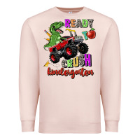 Pale Pink ready to crush kindergarten Premium Sweatshirt - Zillion Design Studio