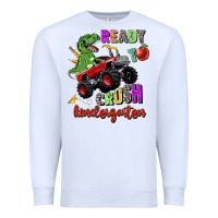 White ready to crush kindergarten Premium Sweatshirt - Zillion Design Studio