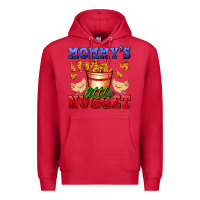 Cardinal mommy's little nugget Premium Hoodie - AdoDesignShop