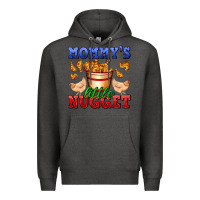 Charcoal Heather mommy's little nugget Premium Hoodie - AdoDesignShop