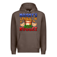 Coffee mommy's little nugget Premium Hoodie - AdoDesignShop