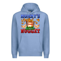 Colony Blue mommy's little nugget Premium Hoodie - AdoDesignShop