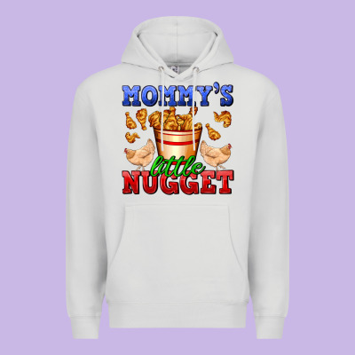 Mommy's Little Nugget Premium Hoodie Designed By Adodesignshop
